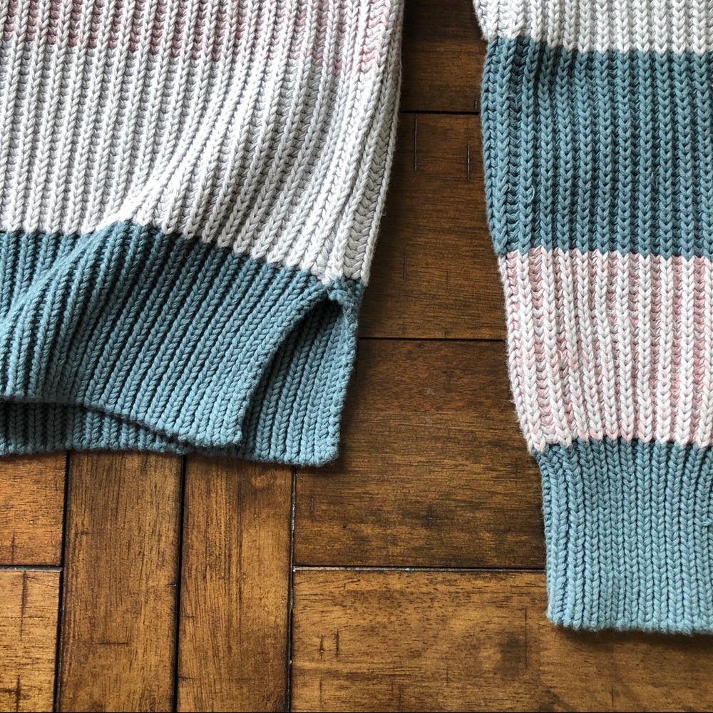 Armani Exchange Color Block Knit Pullover Sweater - Picture 8 of 9